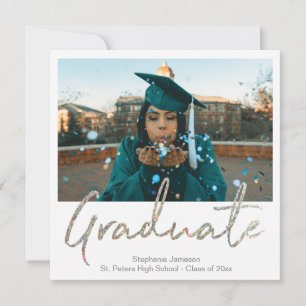 Invitation Annonce d'une graduation instantanée de la Parties