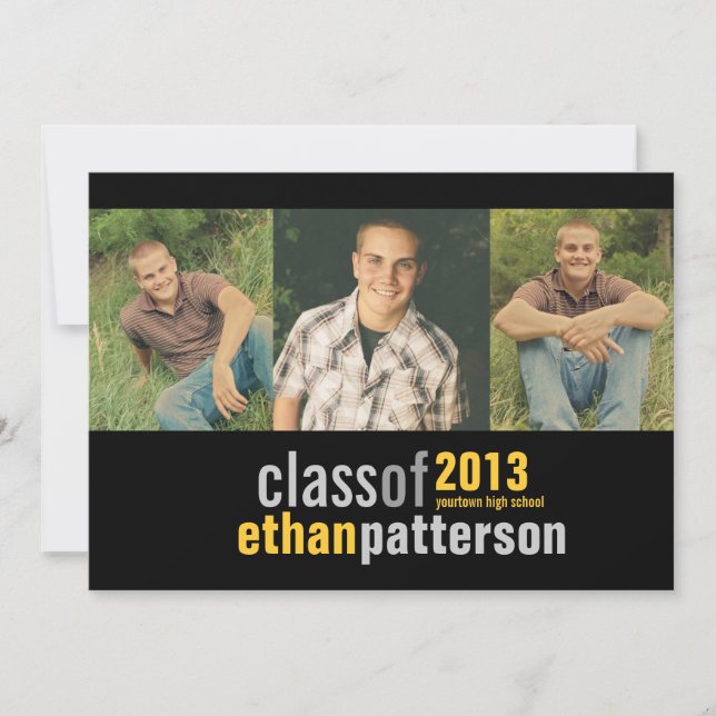 Invitation Annonce d'une troisième cérémonie de remise de dip (Devant)