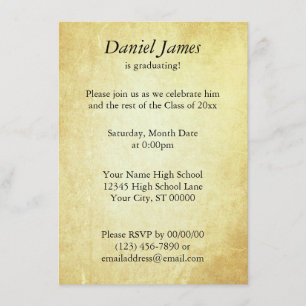 Invitation Annonce papier document