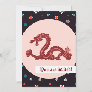 Invitation Annonce Personnalisée Dragon