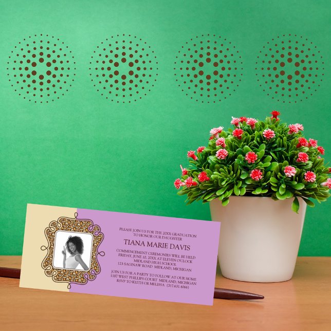 Invitation Annonces de graduation personnalisables pour chaqu (Créateur téléchargé)