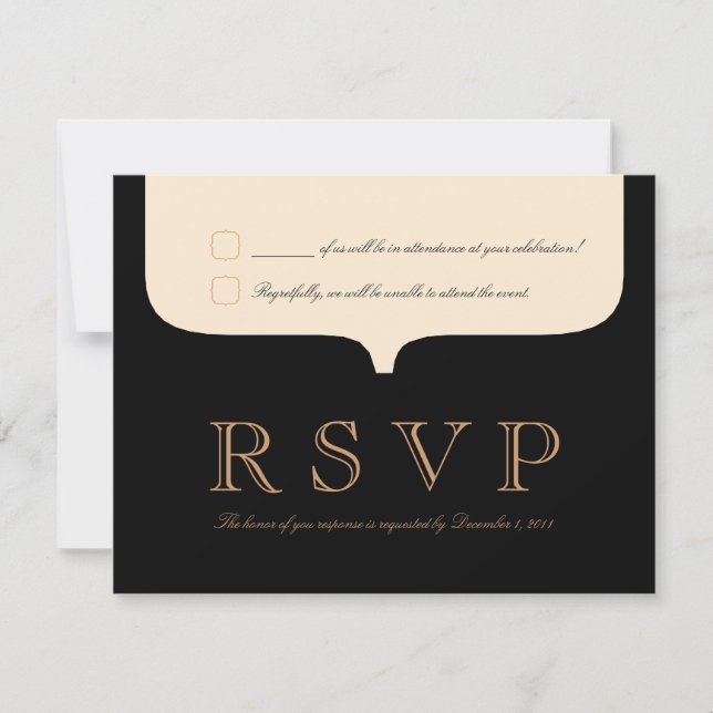 Invitation Annonces de réponse Callaway (Devant)