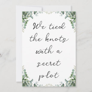 Invitation annonces d'élévation pour jeunes mariés modernes