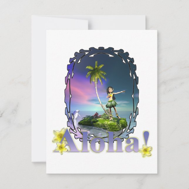 Invitation Annonces d'invitation de Loihi Aloha (Devant)