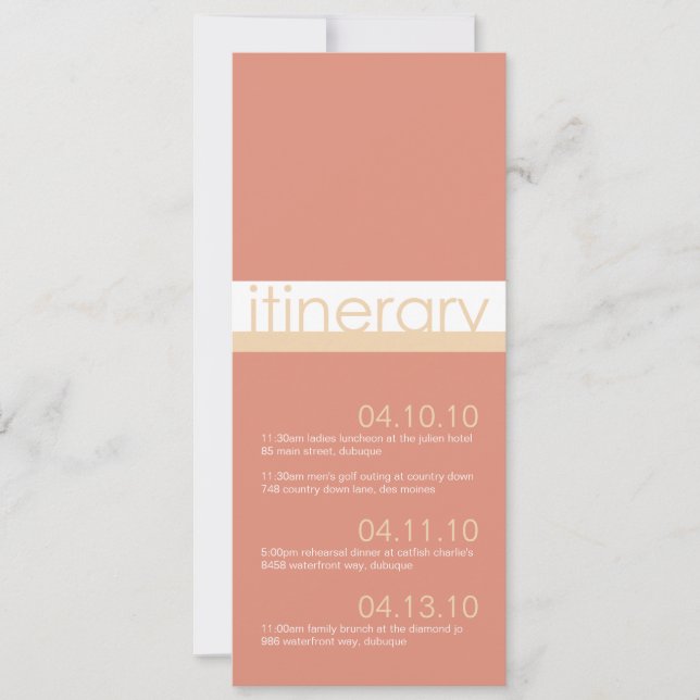 Invitation Annonces d'itinéraire pour deux mariées (Devant)