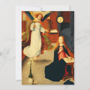 Invitation Annonciation de la Vierge Marie par Gerard David