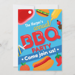 Invitation annuelle du barbecue
