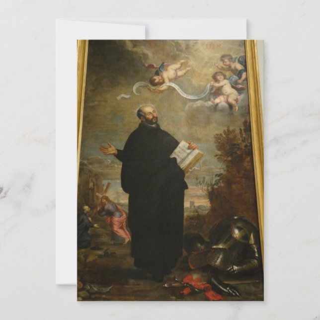 Invitation Anthony van Dyck - Saint Ignace de Loyola (Devant)