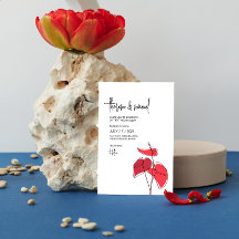 Anthurium ・ Dessin Floral ・ Décontracté Moderne