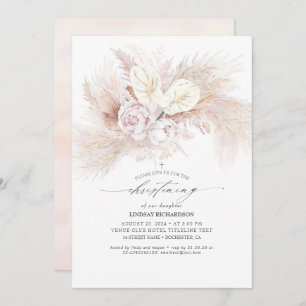 Invitation Anthurium et Pampas Grass Flortening