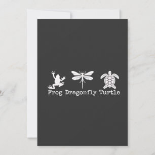 Invitation Anti-Trump FDT Anti-Maga Frog Turtle