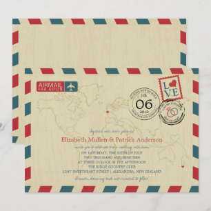 Invitation Antique Air Nouvelle-Zélande / Royaume-Uni   Maria