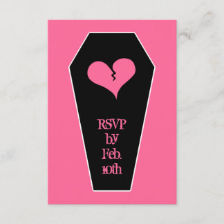 Invitation Antique Saint Valentin mignon coeur brisé sur le c
