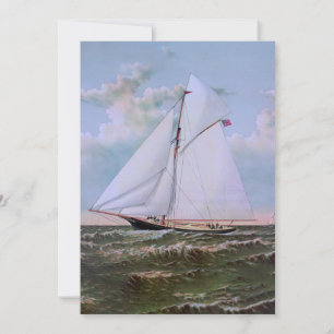 Invitation Antique voilier Slot Yacht Voilier Ocean