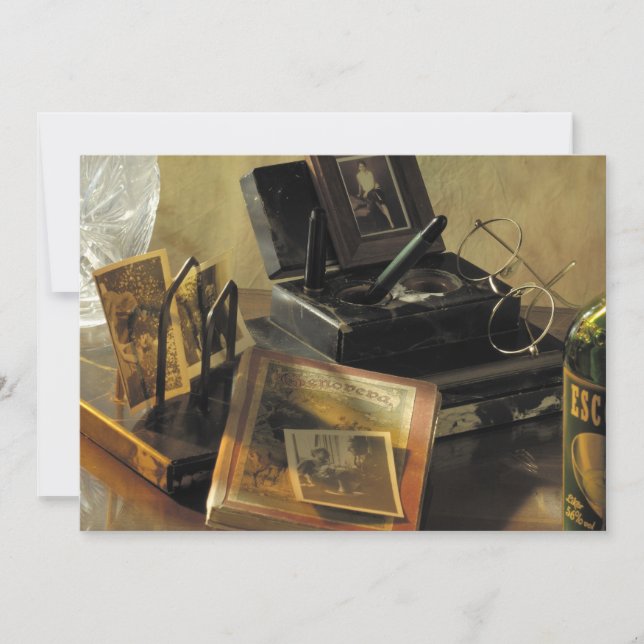 Invitation Antiquités vintages et souvenirs nostalgiques (Devant)