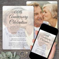 ANY Anniversary 2 Photo Elegant Script Overlay