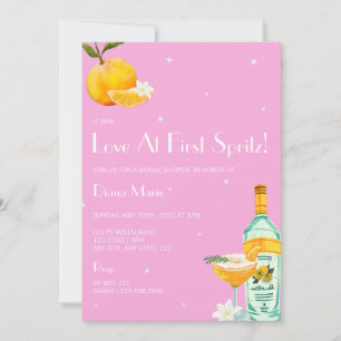Invitation Aperol Spritz Main Squeeze Fête des mariées Invita
