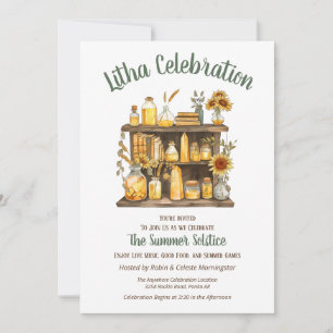 Invitation Apothécaire du solstice d'été Litha
