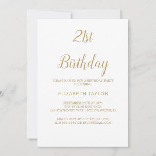 Invitation Appel à la calligraphie dorée sophistiquée pour un