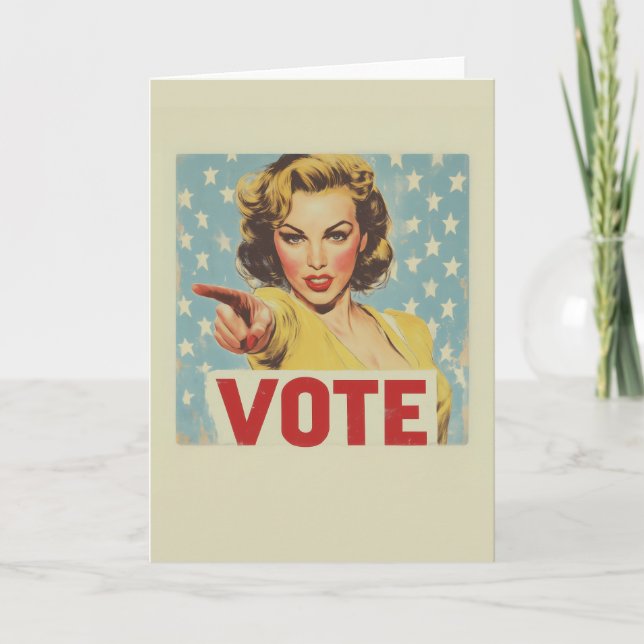 Invitation Appel à l'action patriotique : Votez ! (Devant)