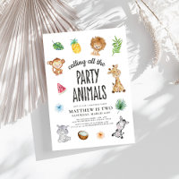 Appel à tous les animaux Safari Jungle Anniversair