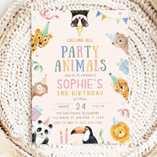 Invitation Appel à tous les fêtards en chapeaux de fête d'ann