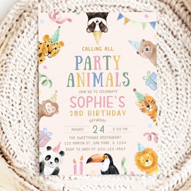 Invitation Appel à tous les fêtards en chapeaux de fête d'ann (Créateur téléchargé)