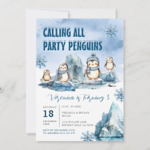 Invitation Appel à tous les pingouins de Parti Animaux arctiq