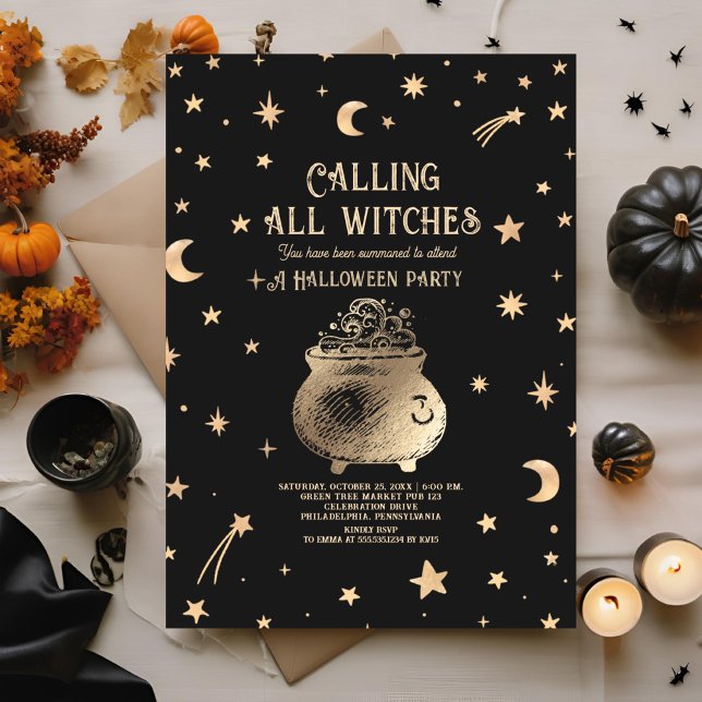 Invitation Appel à toutes les sorcières du Celestial Hallowee (Créateur téléchargé)