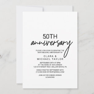 Invitation Appel fantaisiste de calligraphie d'anniversaire