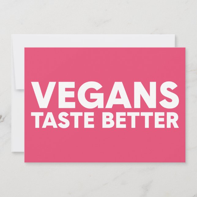 Invitation Appel Végétalien (Devant)