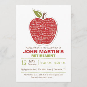 Invitation Apple Retirement