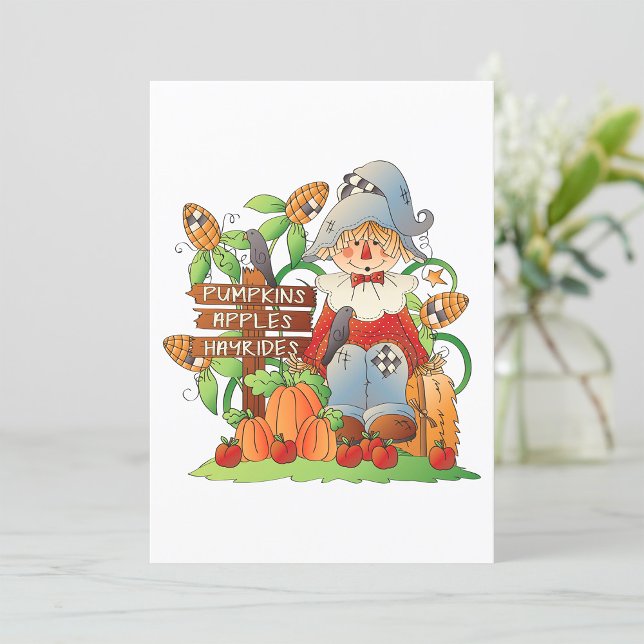 Invitation Apples citrouille Hayrides (Créateur téléchargé)