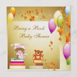 Invitation Apportez un baby shower de fille d'Afro-américain