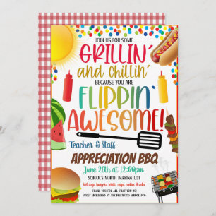 Invitation Appréciation de l'invitation BBQ