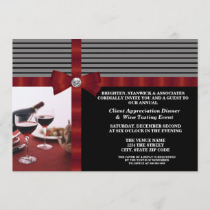 Invitation Appréciation d'entreprise de client d'événement