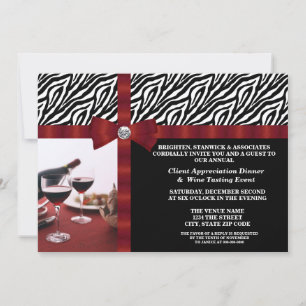 Invitation Appréciation du client d'événements d'entreprise