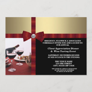 Invitation Appréciation du client d'événements d'entreprise