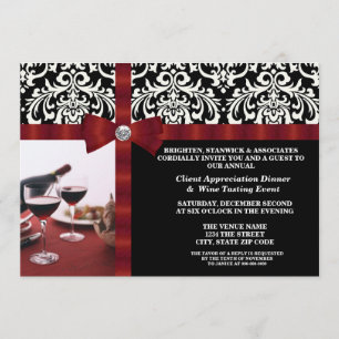 Invitation Appréciation du client d'événements d'entreprise