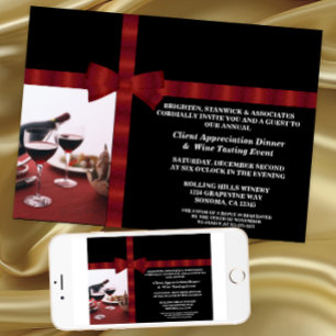 Invitation Appréciation du client d'événements d'entreprise