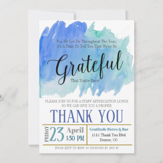 Invitation Appréciation Invitation, Reconnaissant Pour Vous