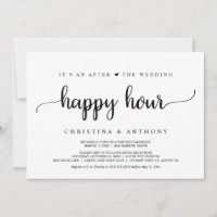 Après le Happy Hour de mariage, évasion rustique