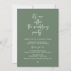 Invitation Après le mariage, Noir, Parti de l'Elopement