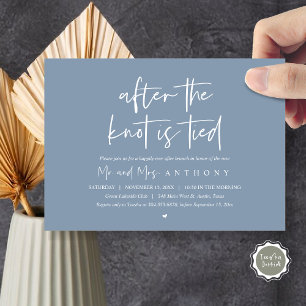 Invitation Après le noeud noué, Heureusement toujours après B