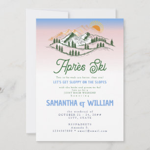 Invitation Après Ski Pistes De Ski Ski Joint Bach Week-end