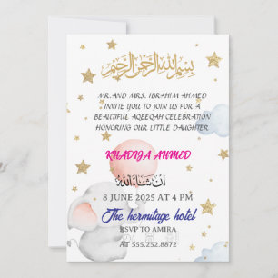 Invitation Aqiqah 
