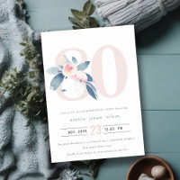 AQUA DOUX BLEU BLEU FLORAL 80E TOUT ÂGE ANNIVERSAI