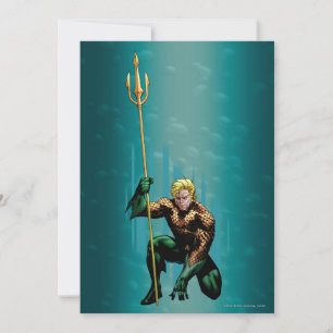 Invitation Aquaman Crouching