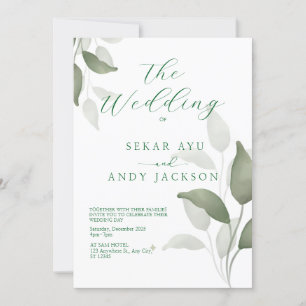 Invitation aquarelle