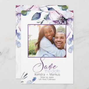 Invitation Aquarelle Apple Blossoms Enregistrer la date